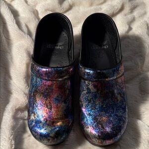 Dansko Clogs Shimmering Multicolor EU size 37 US 7